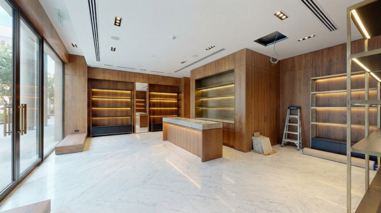High-end retail fitout - modern commercial space NSW